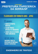 Flashcards Anki para o Concurso Prefeitura Itapecerica da Serra/SP para Engenheiro de Tráfego - 400 Flashcards