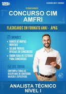 Flashcards Anki para o Concurso Cim Amfri para Analista Técnico Nível I - 400 Flashcards