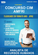Flashcards Anki para o Concurso Cim Amfri para Analista de Recursos Humanos - 400 Flashcards