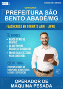 Flashcards Anki para o Concurso Prefeitura São Bento Abadé/MG para Operador de Máquina Pesada - 400 Flashcards