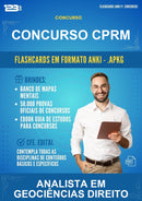 Flashcards Anki para o Concurso Cprm para Analista Em Geociências Direito - 400 Flashcards