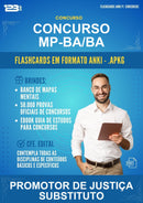 Flashcards Anki para o Concurso Mp-ba/BA para Promotor de Justiça Substituto - 400 Flashcards