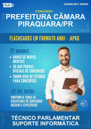 Flashcards Anki para o Concurso Prefeitura Câmara Piraquara/PR para Técnico Parlamentar Suporte Informática - 400 Flashcards