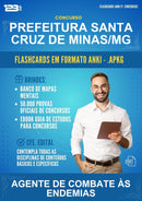Flashcards Anki para o Concurso Prefeitura Santa Cruz de Minas/MG para Agente de Combate Às Endemias - 600 Flashcards