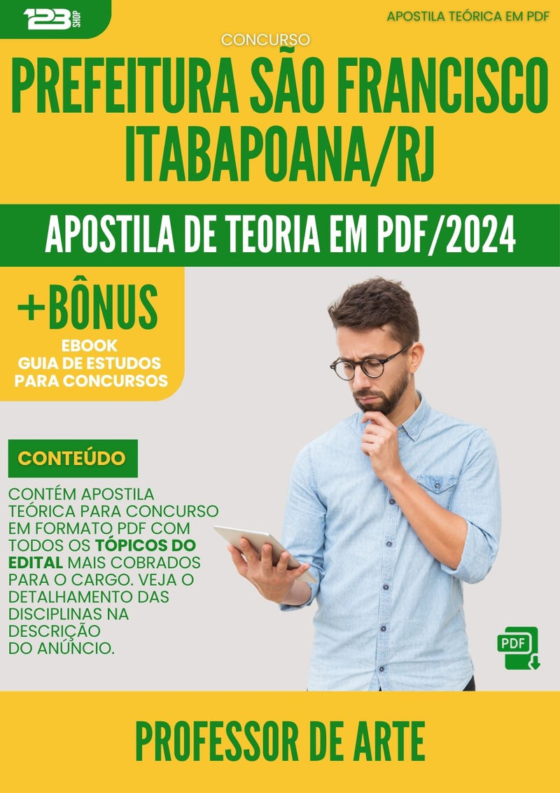 Apostila Teórica para Concurso Professor Matemática Prefeitura São Francisco Itabapoana RJ 2024