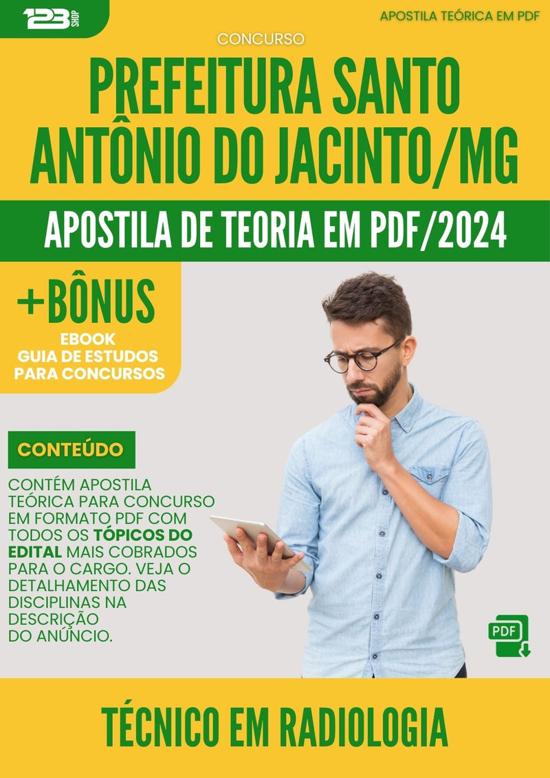 Apostila Teórica para Concurso Técnico em Radiologia Santo Antônio do Jacinto 2024