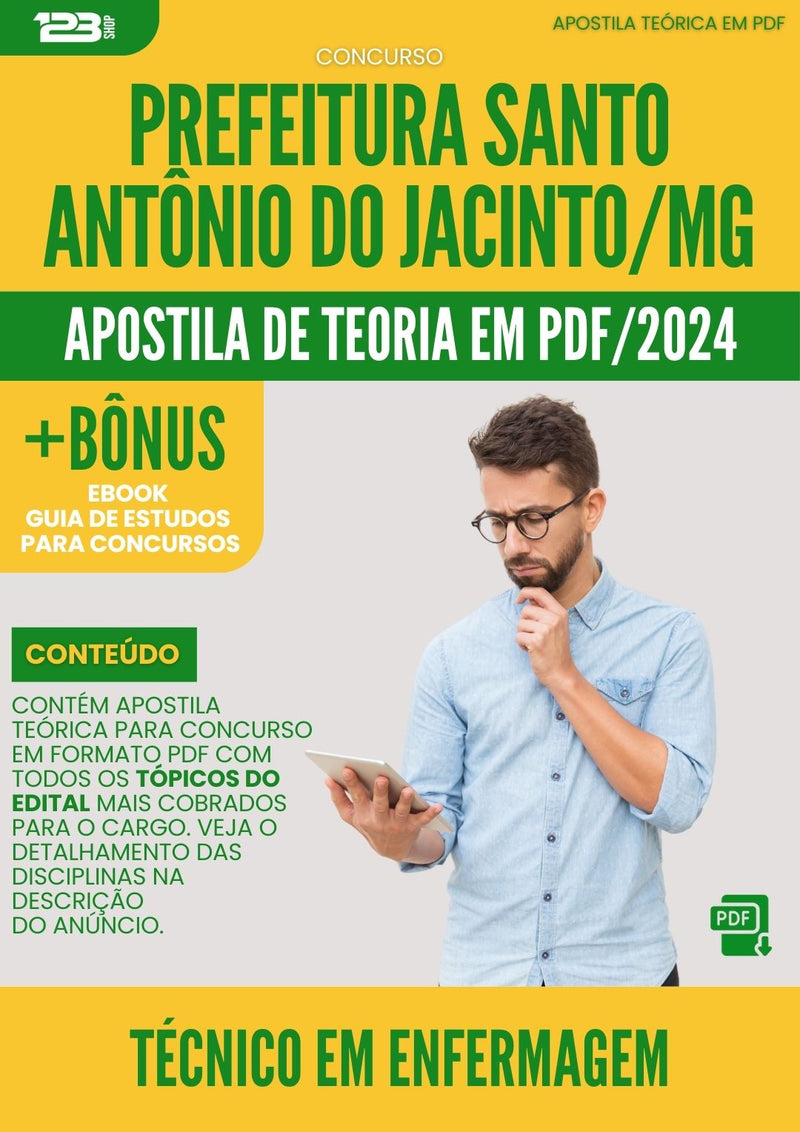 Apostila Teórica para Concurso Técnico em Enfermagem Santo Antônio do Jacinto 2024