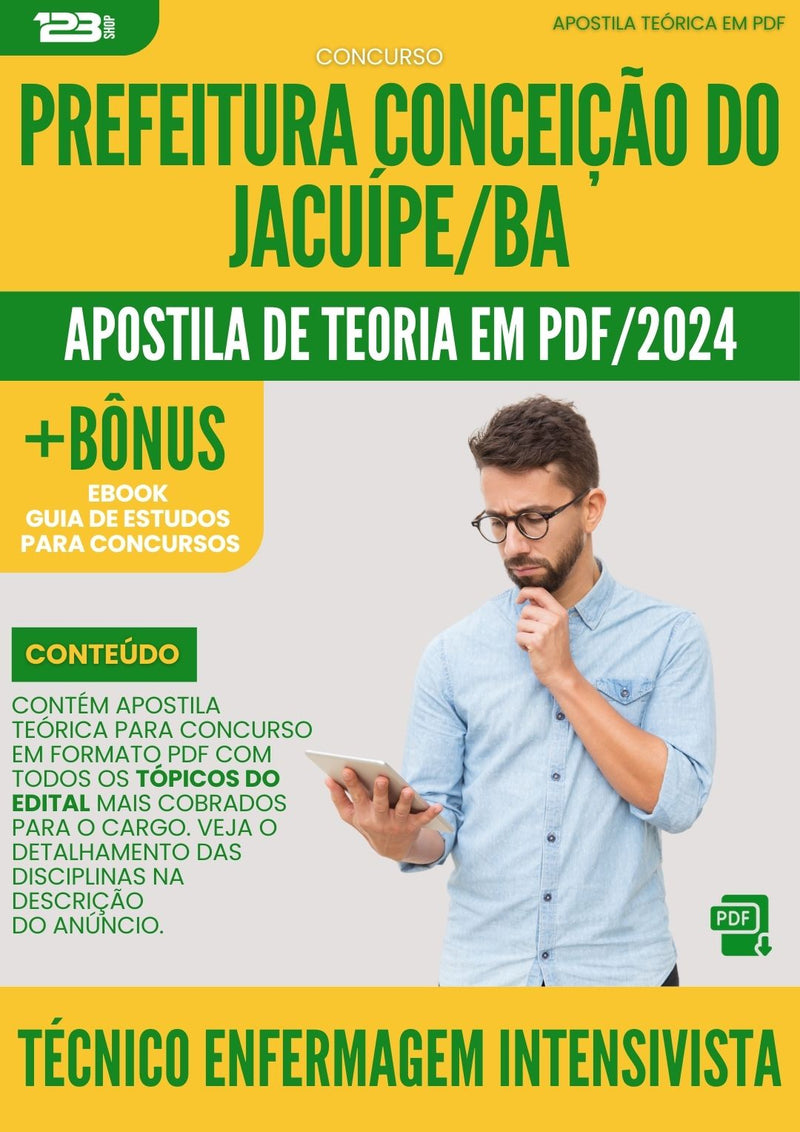 Apostila Teórica para Concurso Técnico Enfermagem Intensivista Conceição Jacuípe 2024