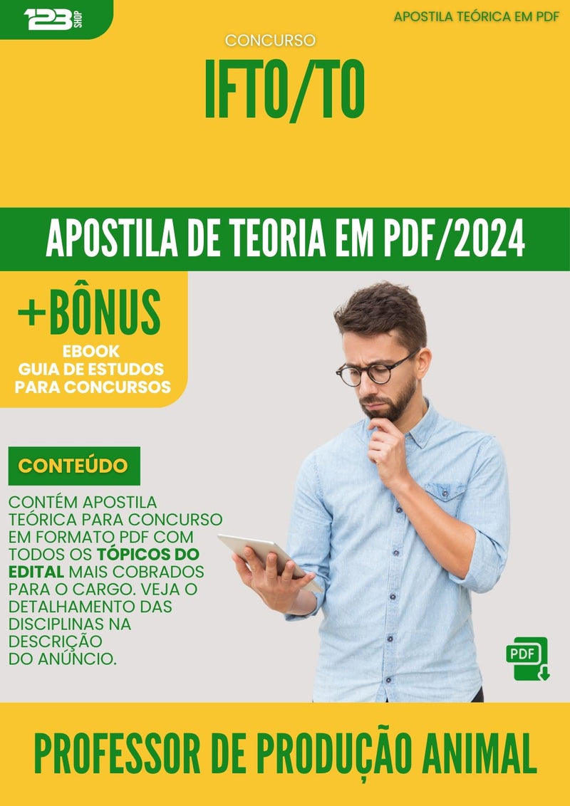 Apostila Teórica para Concurso Professor de Produção Animal Concurso IFTP 2024
