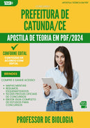 Apostila Teórica para Concurso Professor De Biologia da Prefeitura Catunda Ce 2024 - Conteúdo de Acordo com Edital