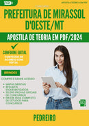 Apostila Teórica para Concurso Pedreiro da Prefeitura Mirassol Doeste Mt 2024 - Conteúdo de Acordo com Edital