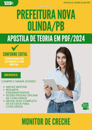 Apostila Teórica para Concurso Monitor De Creche da Prefeitura Nova Olinda Pb 2024 - Conteúdo de Acordo com Edital