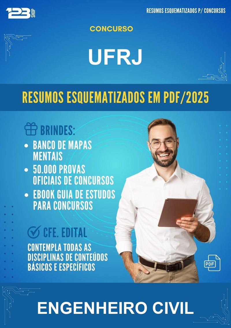 Resumos Esquematizados para o Concurso Ufrj para Engenheiro Civil
