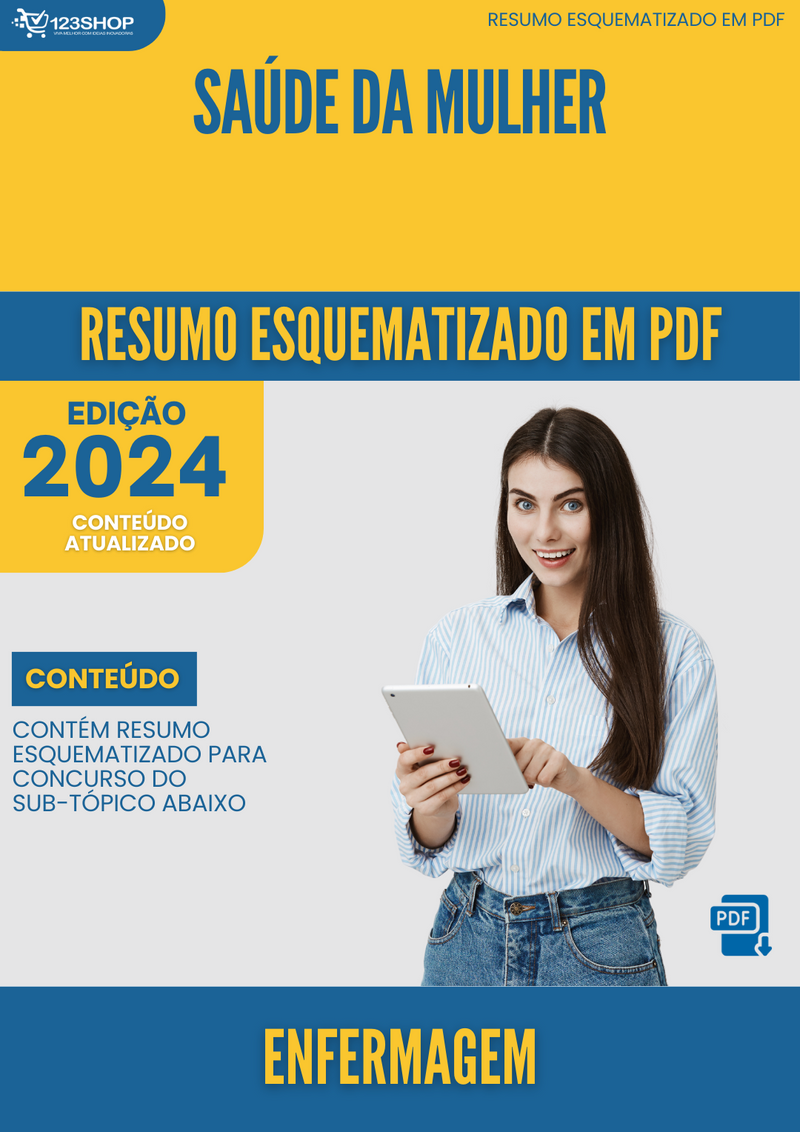 Resumo Esquematizado de Enfermagem Sobre Saúde Da Mulher para Concursos