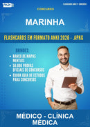 Flashcards Anki para o Concurso Marinha para Médico - Clínica Médica - 600 Flashcards