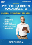 Flashcards Anki para o Concurso Prefeitura Couto Magalhães/TO para Merendeira - 600 Flashcards