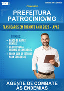 Flashcards Anki para o Concurso Prefeitura Patrocínio/MG para Agente de Combate Às Endemias - 600 Flashcards