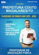 Flashcards Anki para o Concurso Prefeitura Couto Magalhães/TO para Professor de Educação Física - 600 Flashcards