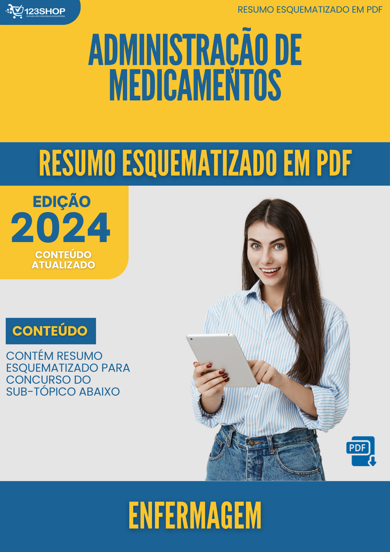 Resumo Esquematizado de Enfermagem Sobre Administração De Medicamentos para Concursos