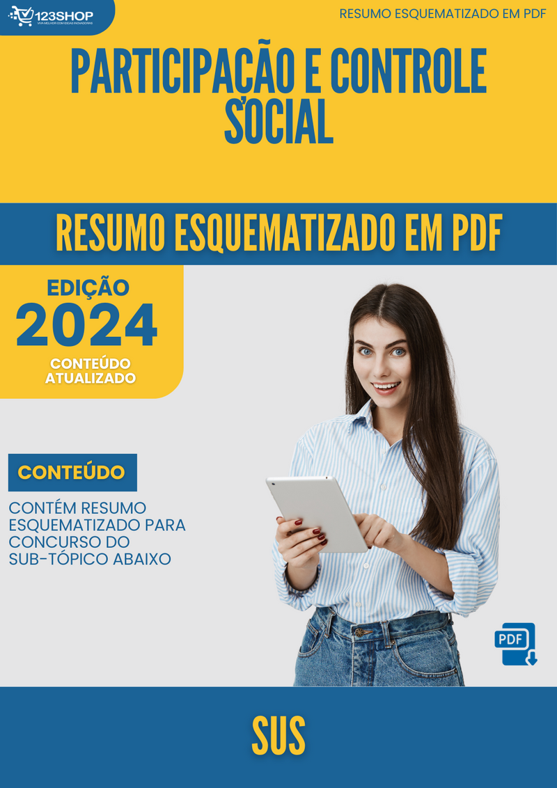 Resumo Esquematizado de Sus Sobre Participação E Controle Social para Concursos