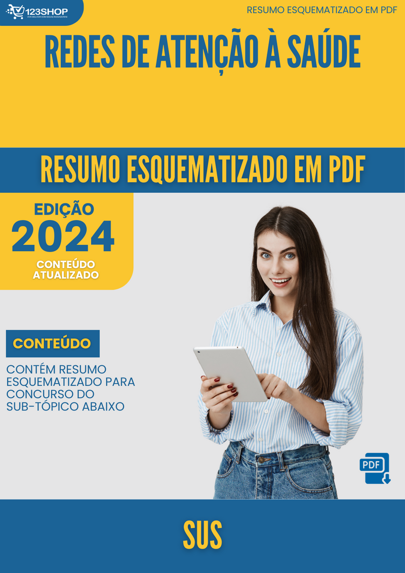 Resumo Esquematizado de Sus Sobre Redes De Atenção À Saúde para Concursos