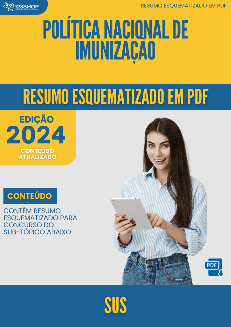 Resumo Esquematizado de Sus Sobre Política Nacional De Imunização para Concursos