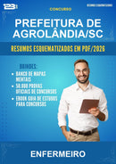 Resumos Esquematizados para o Concurso Prefeitura de Agrolândia/SC para Enfermeiro