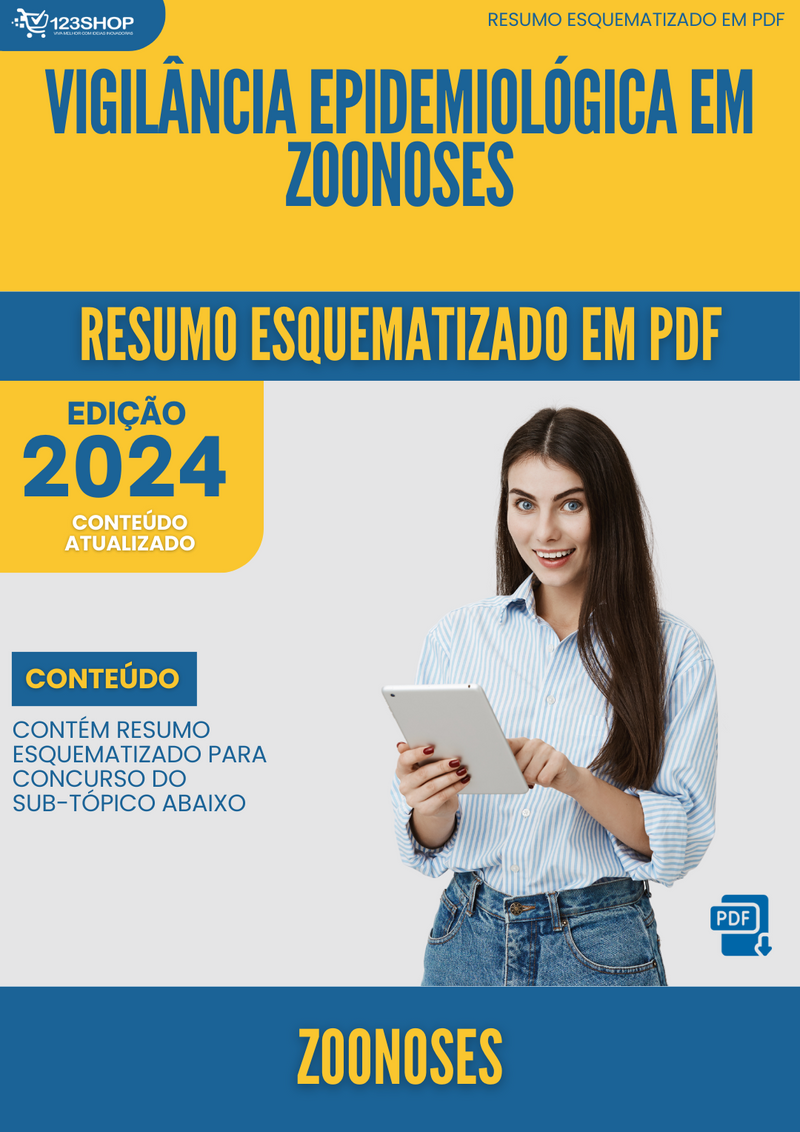 Resumo Esquematizado de Zoonoses Sobre Vigilância Epidemiológica Em Zoonoses para Concursos