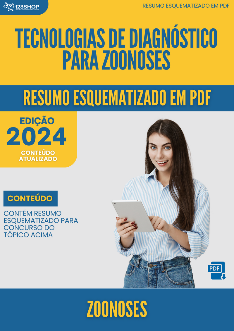 Resumo Esquematizado de Zoonoses Sobre Tecnologias De Diagnóstico Para Zoonoses para Concursos