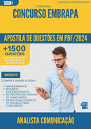 Apostila de Questões para Concurso Analista Comunicacao Embrapa 2025 - Mais de 1.500 Questões