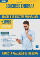 Apostila de Questões para Concurso Analista Avaliacao De Impactos Embrapa 2025 - Mais de 1.500 Questões