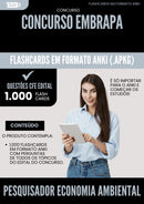 Flashcards para Concurso Pesquisador Economia Ambiental Embrapa 2025 - 1.000 Flashcards de Acordo com Edital