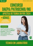 Apostila Teórica para Concurso DAEPA Patrocínio MG 2024 Técnico em Laboratório - Com Caderno de Questões