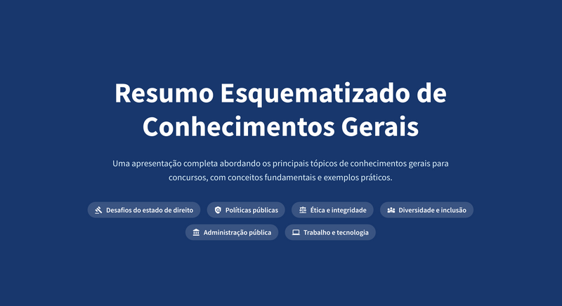 Resumos Esquematizados para Concurso CNU 2025 - Bloco 8 - Intermediário - Saúde