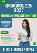 Resumos Esquematizados para Concurso CNU 2025 - Bloco 7 - Justiça e Defesa