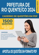 Apostila de Questões para Concurso da Prefeitura de Rio Quente/GO 2024 para Professor Nível III - Matemática - Mais de 1.500 Questões Gabaritadas
