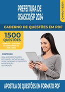 Apostila de Questões para Concurso da Prefeitura de Osasco/SP 2024 para Servente Escolar - Mais de 1.500 Questões Gabaritadas