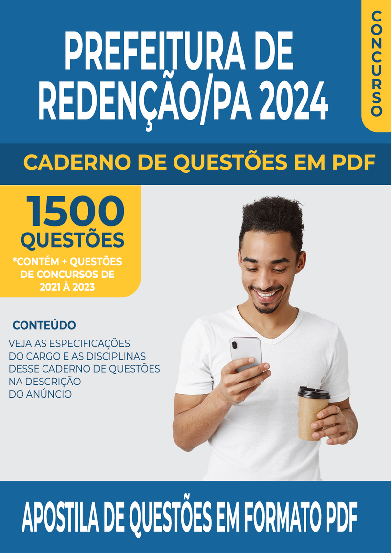 Apostila de Questões para Concurso da Prefeitura de Redenção/PA para Veterinário - Mais de 1.500 Questões Gabaritadas