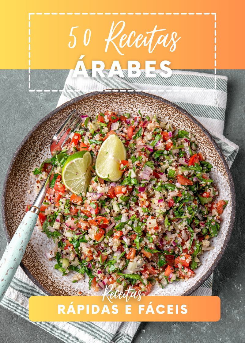 Ebook 50 Receitas Árabes Rápidas e Fáceis