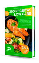 Ebook 350 Receitas Low Carb Rápidas e Práticas