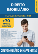 Pacote com 70 Mapas Mentais da Disciplina de Direito Imobiliário