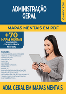 Pacote com 70 Mapas Mentais da Disciplina de Administração Geral