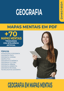 Pacote com 70 Mapas Mentais da Disciplina de Geografia