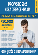 Pacote de Provas de Concursos de 2023 da Área de Engenharia contendo mais de 20.000 Questões Gabaritadas