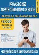 Pacote de Provas de Concursos de 2023 para o Cargo de Agente Comunitário de Saúde contendo mais de 8.000 Questões Gabaritadas