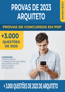 Pacote de Provas de Concursos de 2023 para o Cargo de Arquiteto contendo mais de 3.000 Questões Gabaritadas