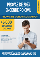 Pacote de Provas de Concursos de 2023 para o Cargo de Engenheiro Civil contendo mais de 6.000 Questões Gabaritadas