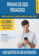 Pacote de Provas de Concursos de 2023 para o Cargo de Pedagogo contendo mais de 3.200 Questões Gabaritadas