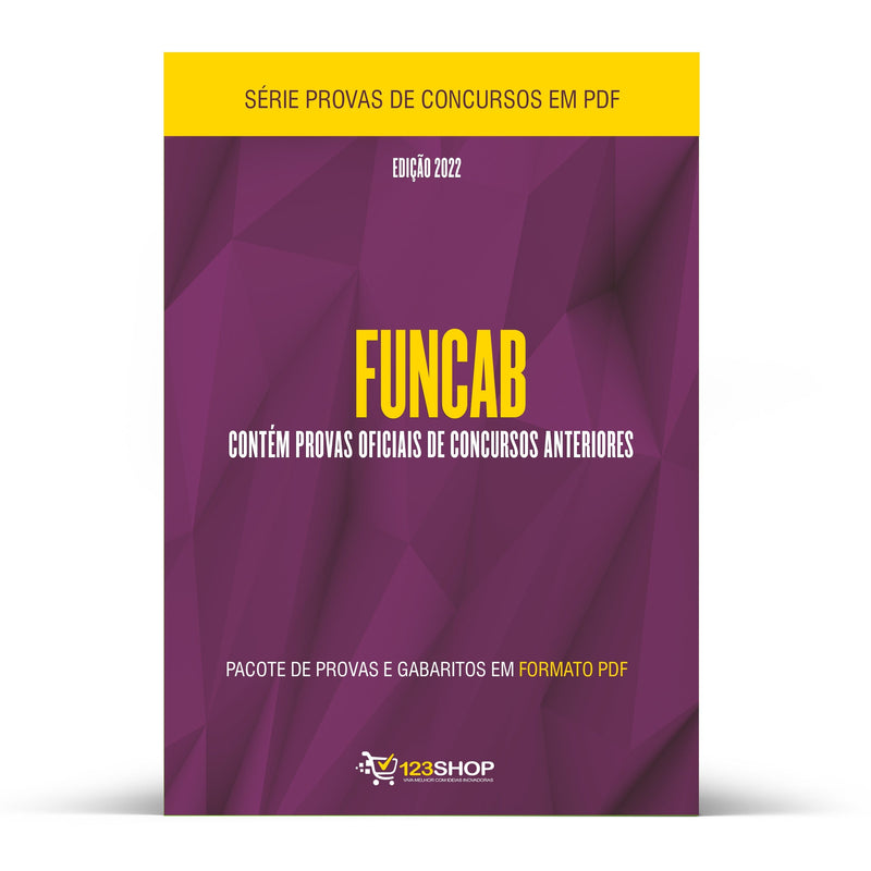 Pacote com 1.400 Provas Oficiais de Concursos da Banca Funcab