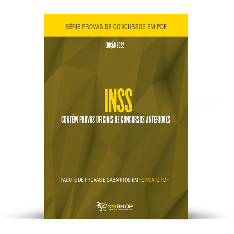 Pacote com 170 Provas Oficiais de Concursos do INSS